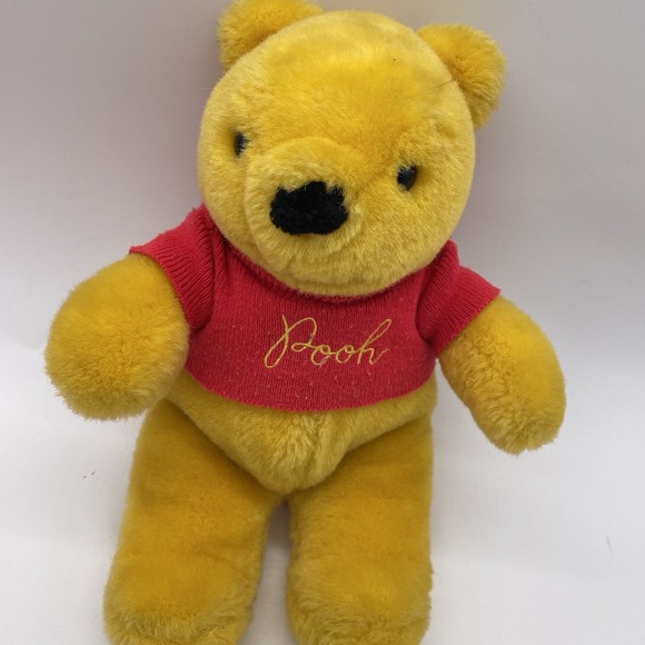 Vintage Winnie the Pooh 12" Plush Sears & Roebuck by Gund 1970s  "Pooh" Tee - Picture 2 of 6